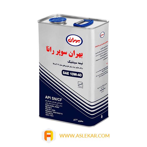 روغن موتور بهران سوپر رانا ۴لیتری ۱۰W-40